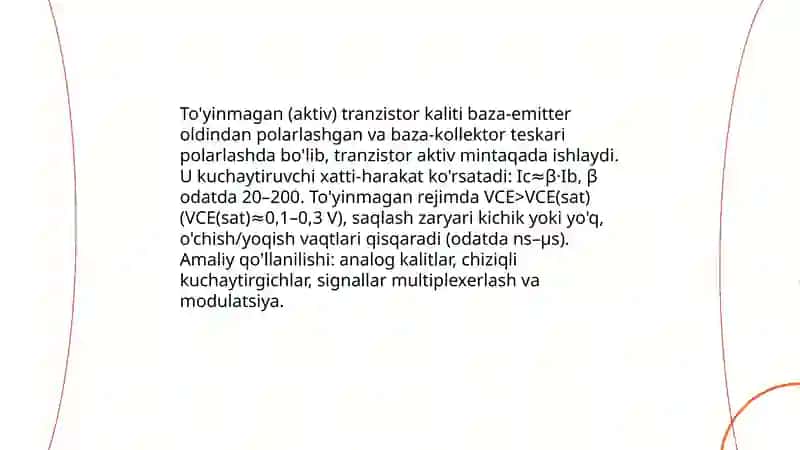 Bipolyar tranzistor kalitlar 4