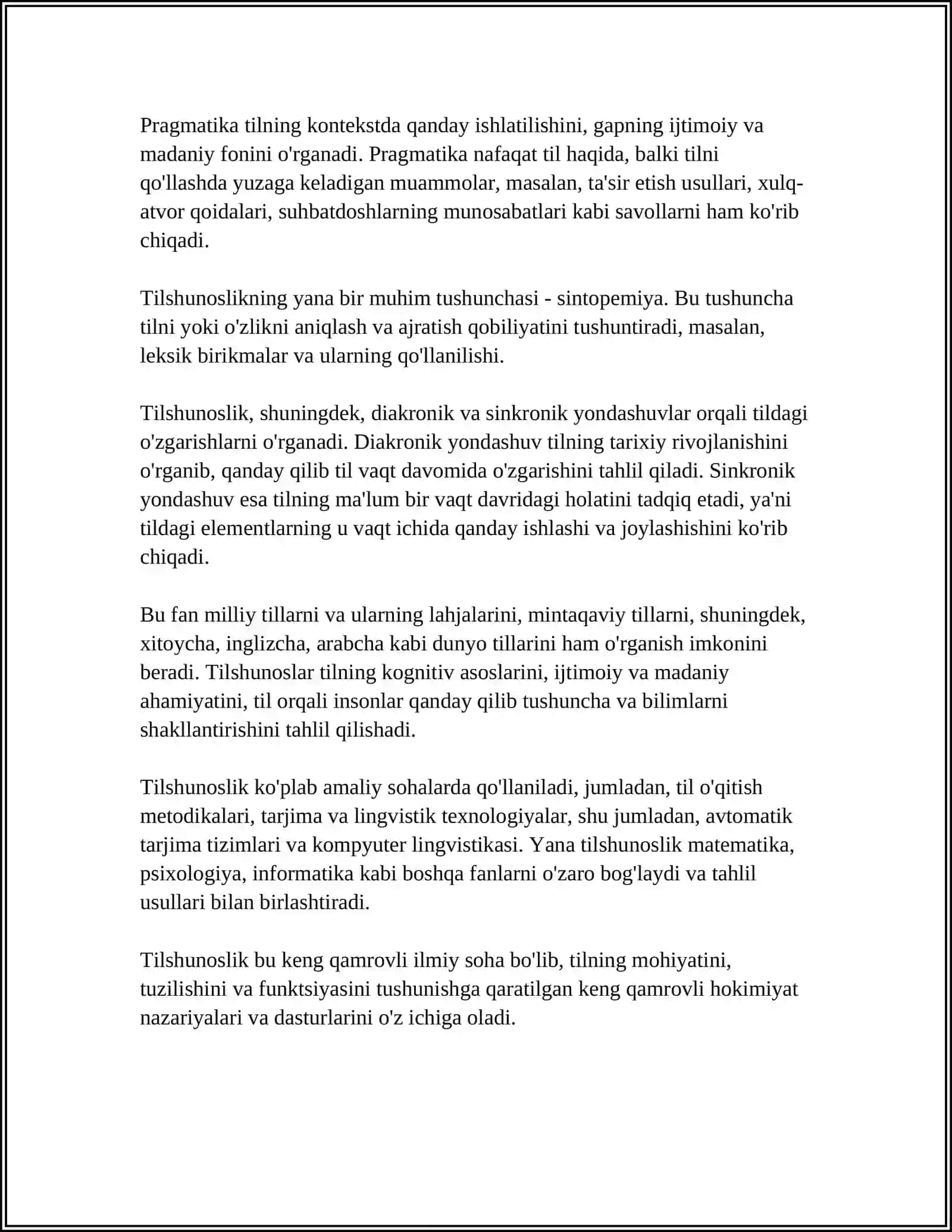 TILSHUNOSLIK VA SEMIOTIKA 4