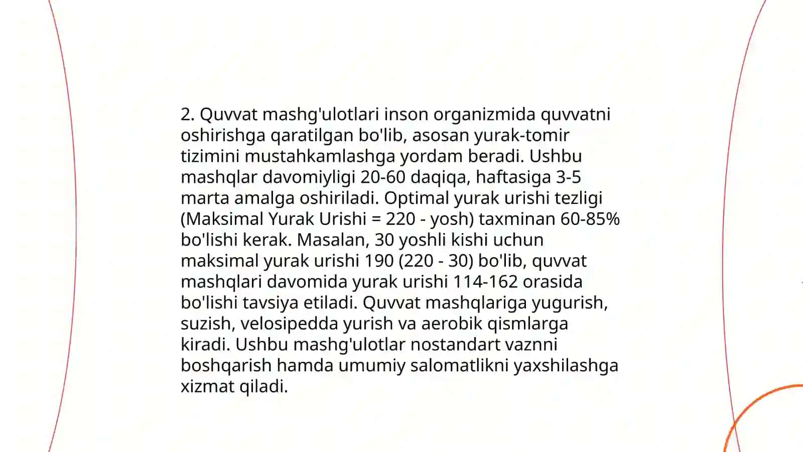 Kardio mashg'ulotlari 4