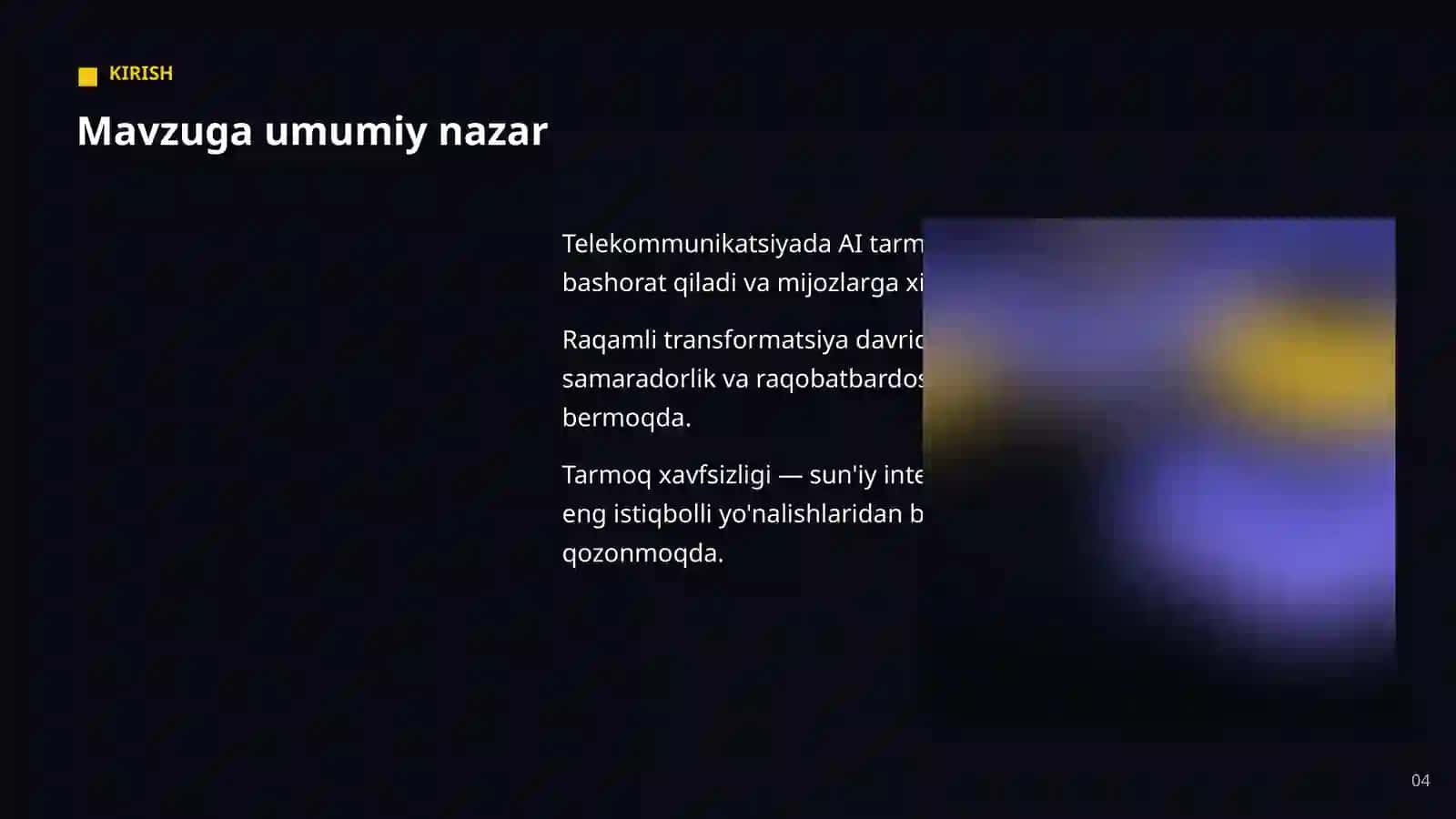 TELEKOMMUNIKATSIYADA AI 4