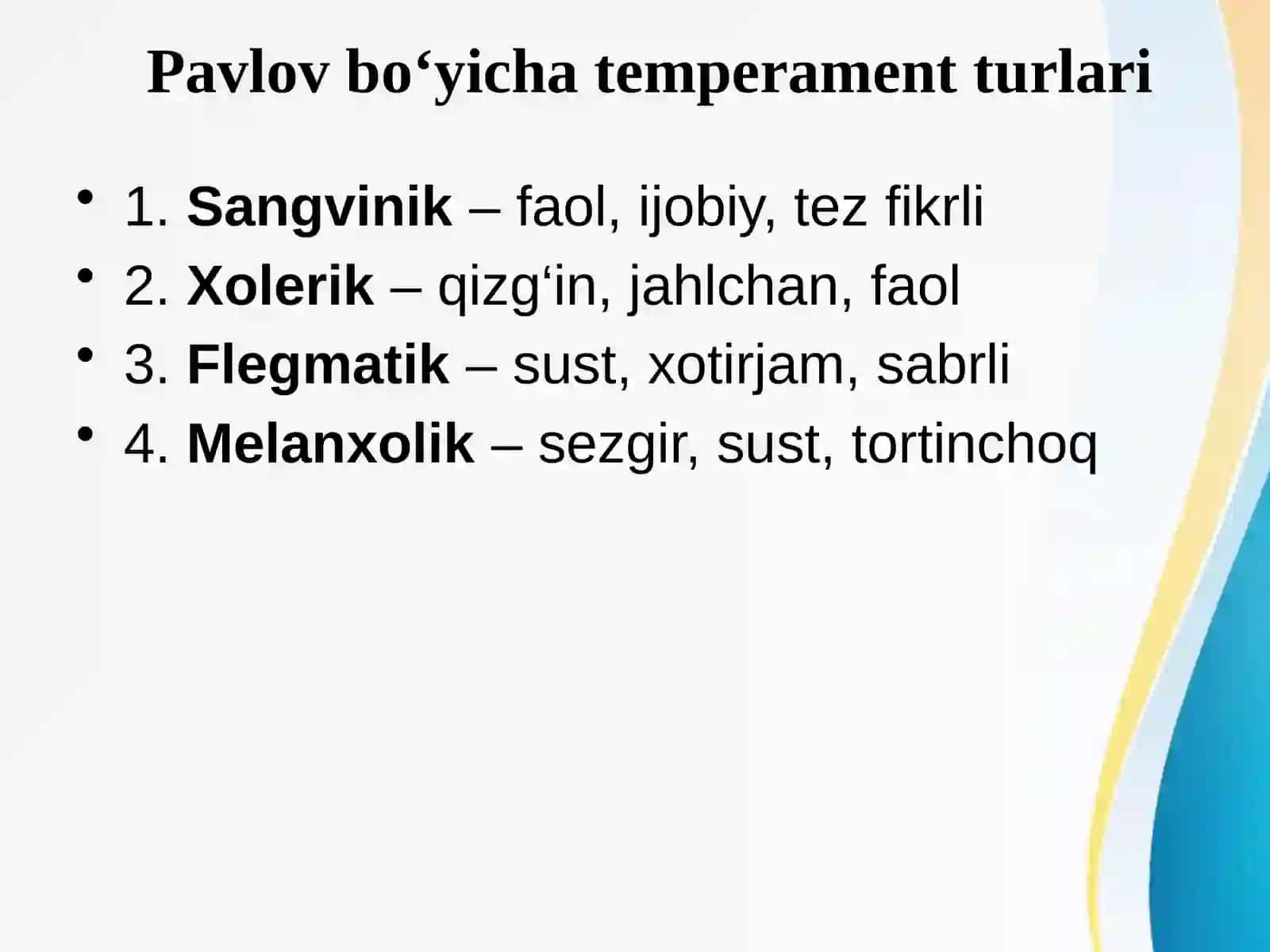 Temperament 4