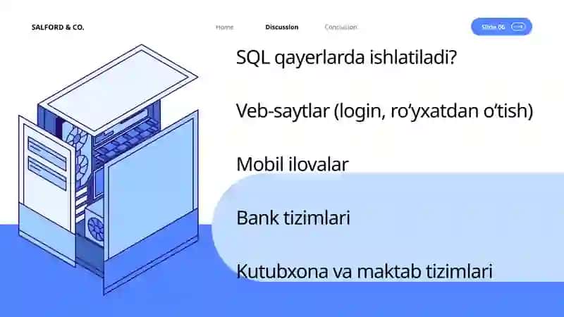 SQL asosiy buyruqlari 4
