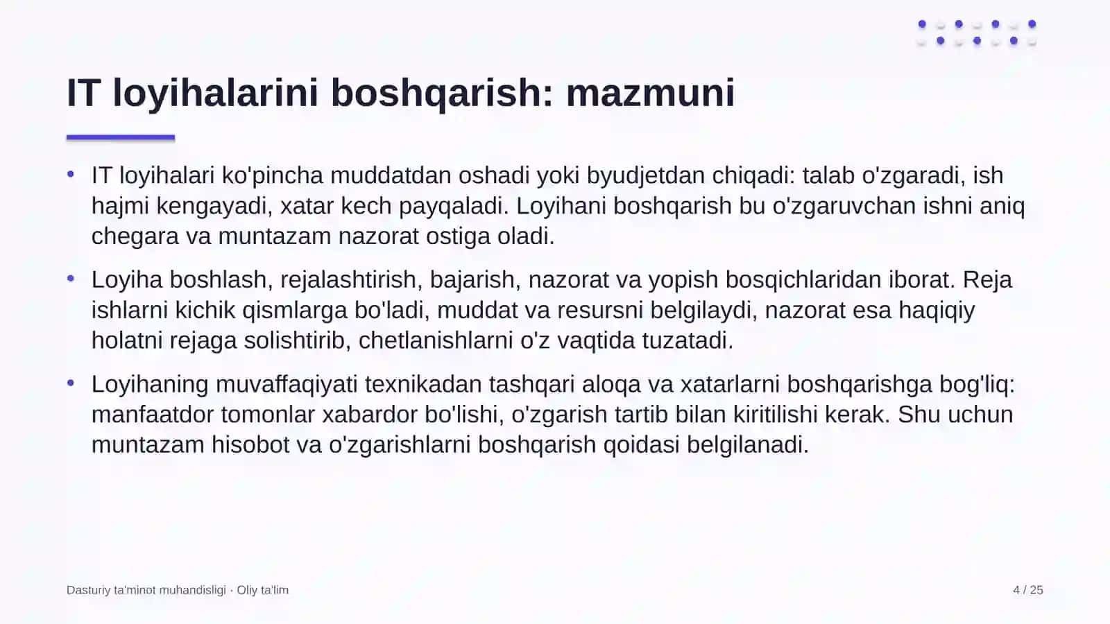 Fotostudiyalarda IT loyihalarini boshqarish 4