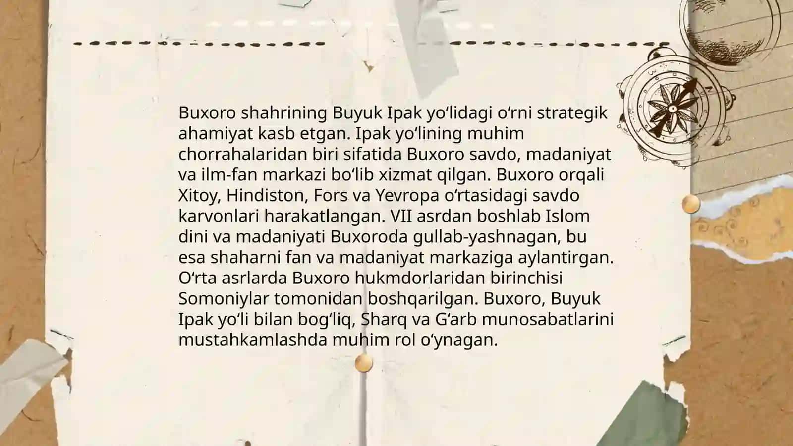Buxoroning qadimgi davrlardagi tarixi 4