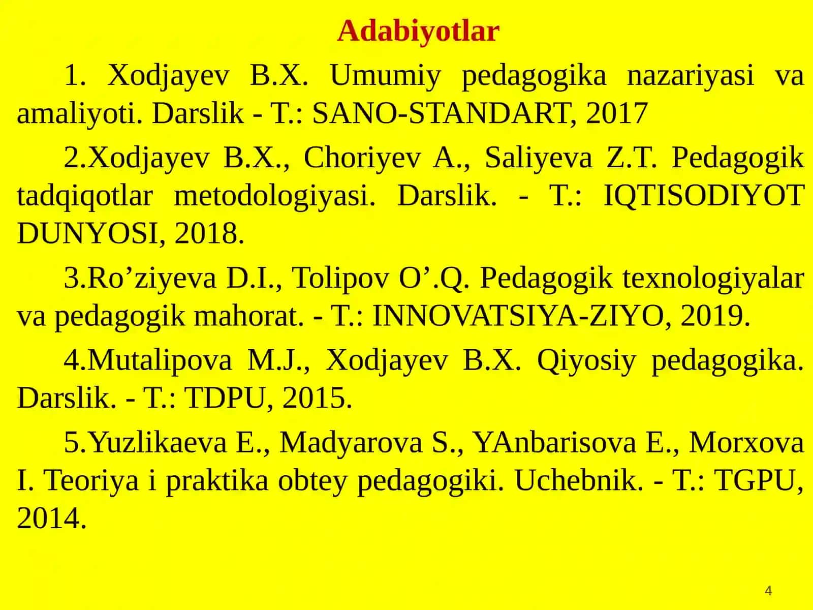 Pedagogika tarixi fan sifatida.  Ibtidoiy jamoada tarbiya 4