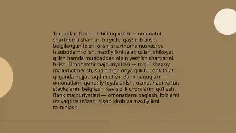 Bank omonati shartnomasi 4