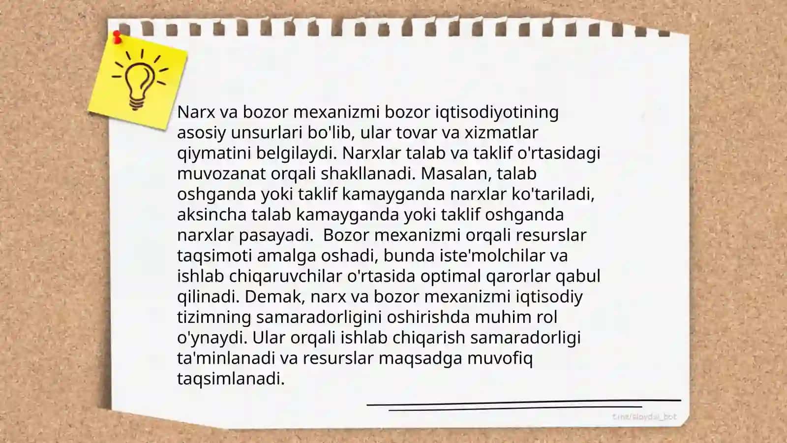 Narxning mohiyati ca shakllanish xususiyatlar 4