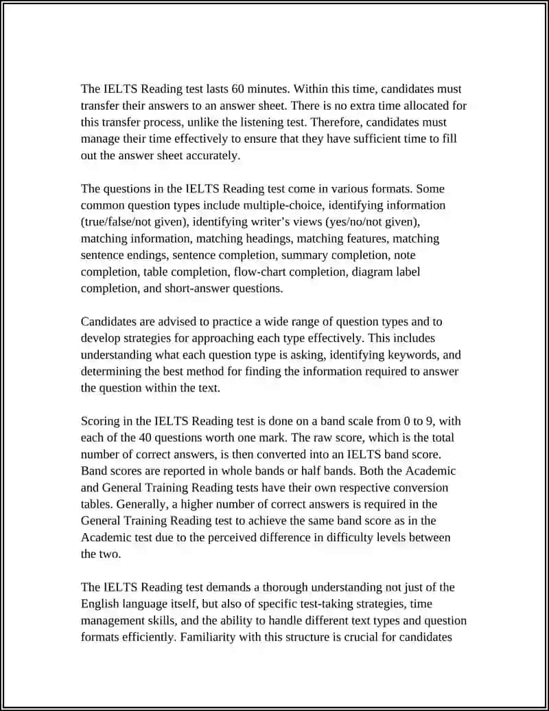 IELTS Reading Test 4