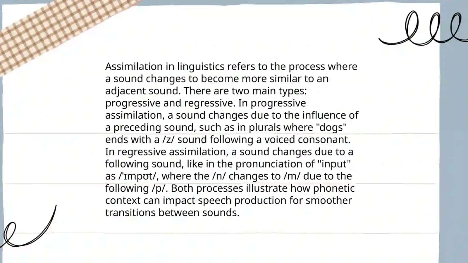Assimilation and elision 4