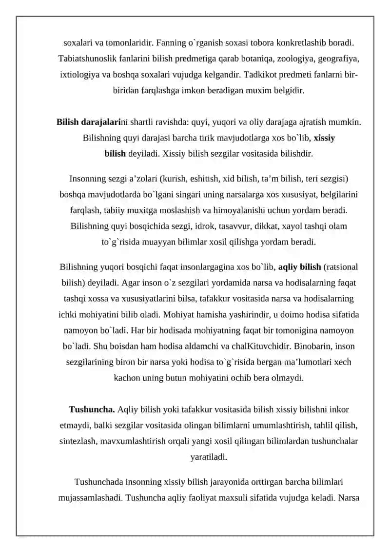 Aqliy bilish va uning shakllari 4