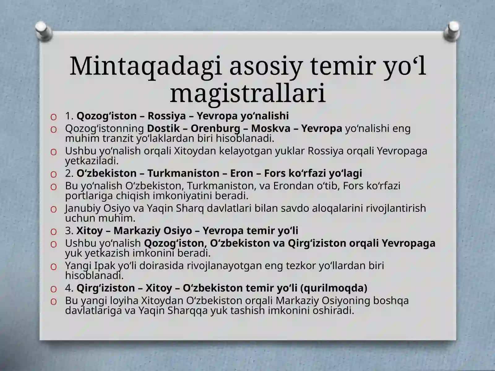 Markaziy Osiyo Transporti 4