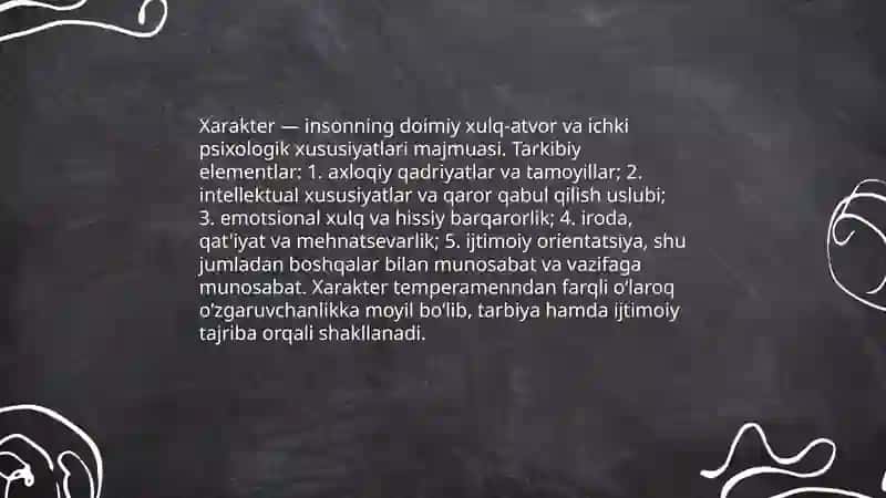 Temperament va Xarakter 4