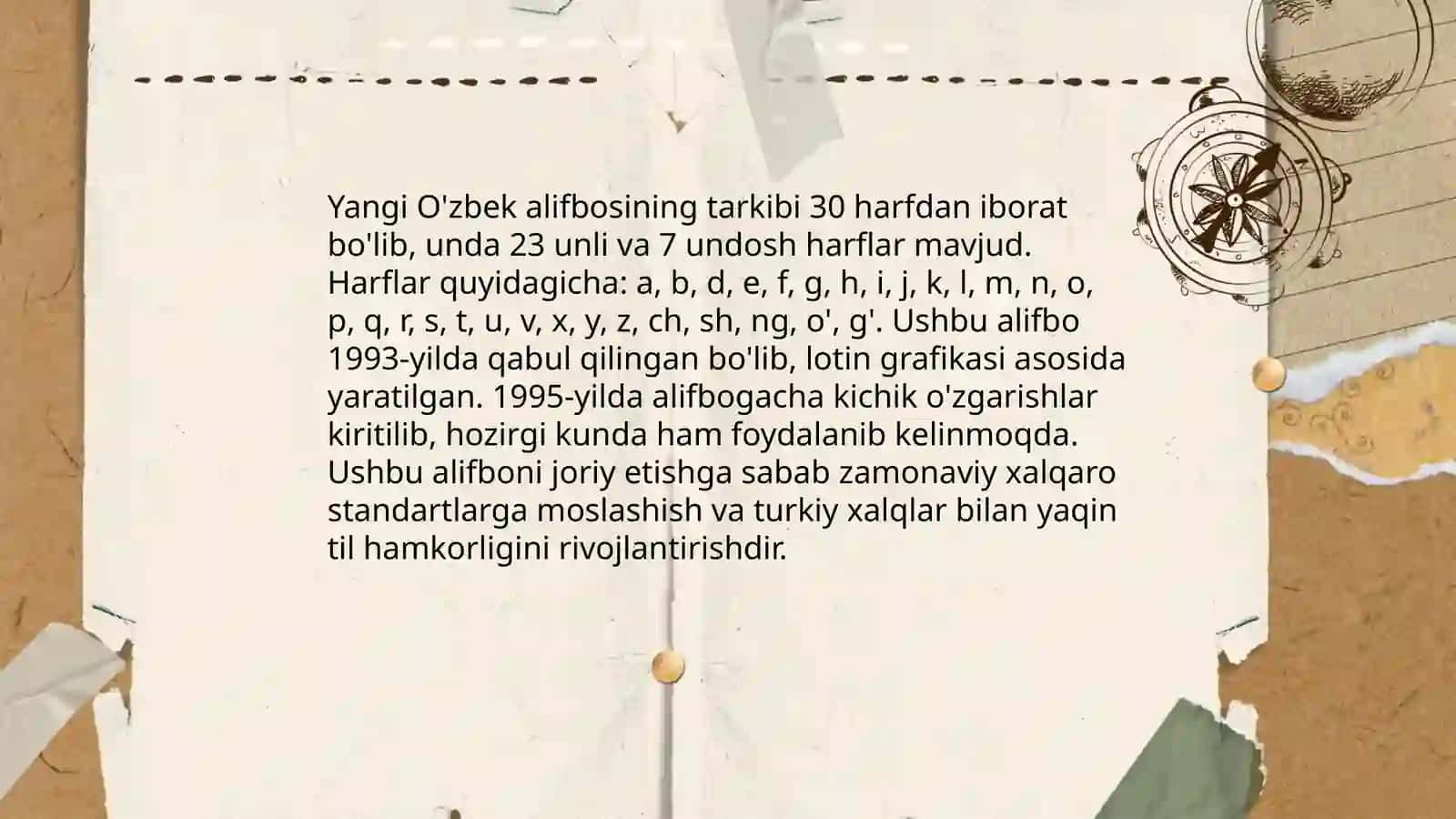 YANGI O`ZBEK ALIFBOSI 4