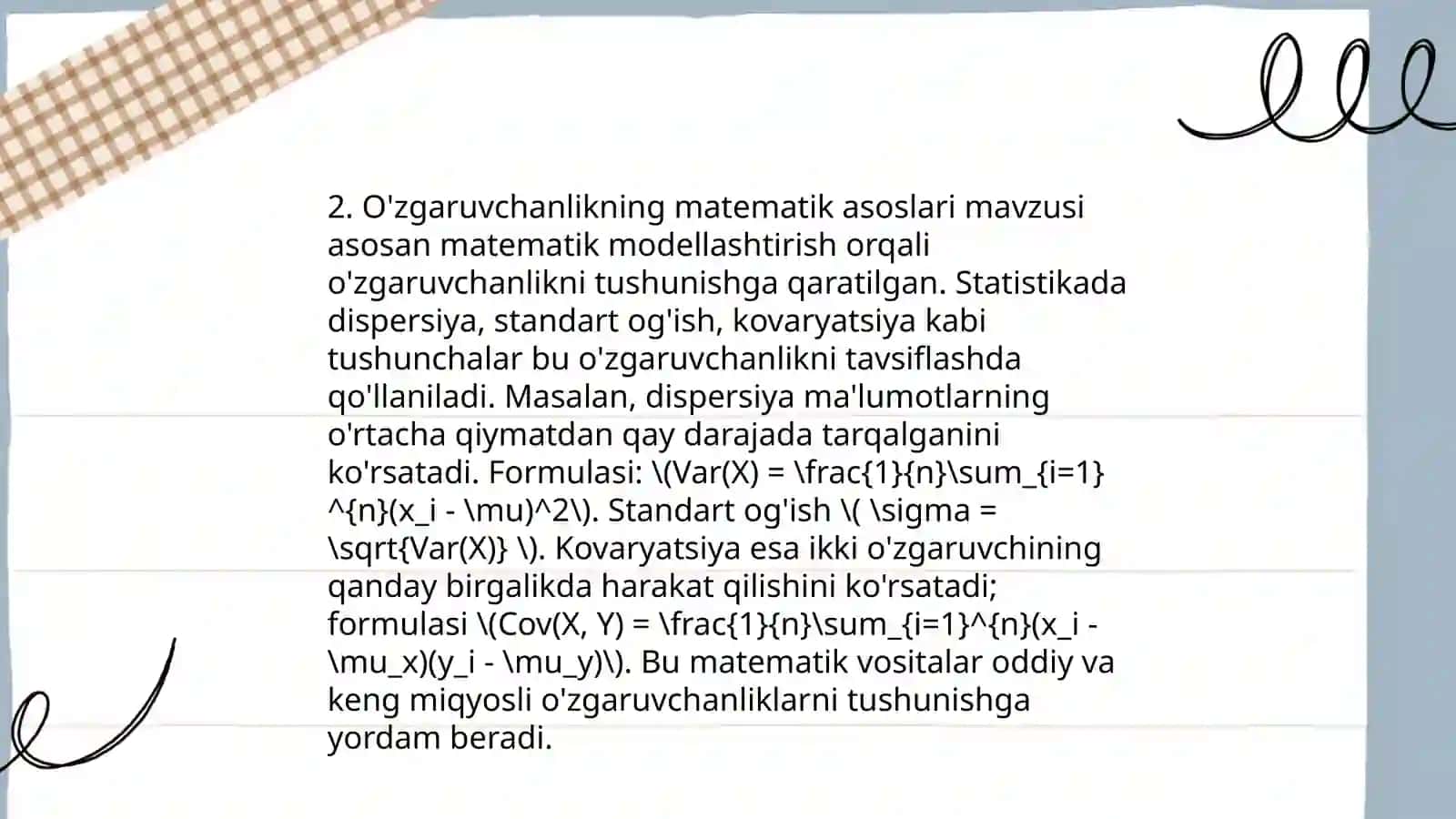 O'zgaruvchanlik va uning xillari 4