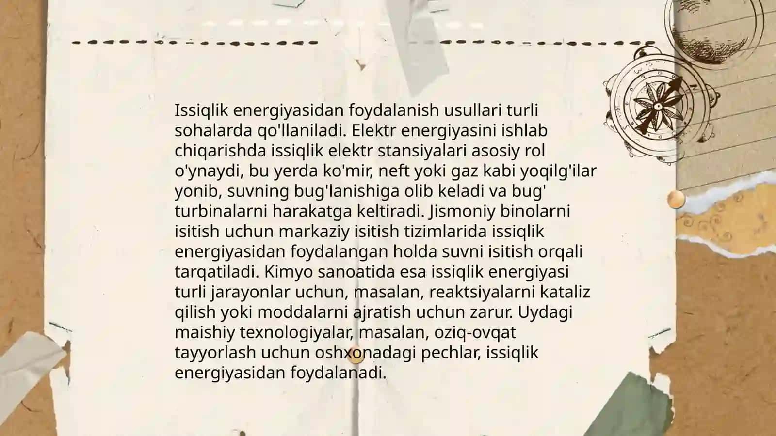 Issiqlik energiyasi 4