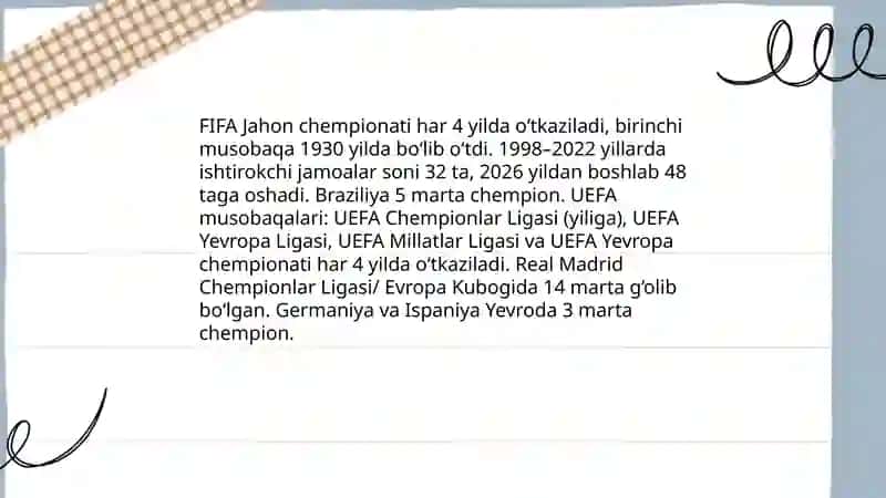 Futbol tarixi 4