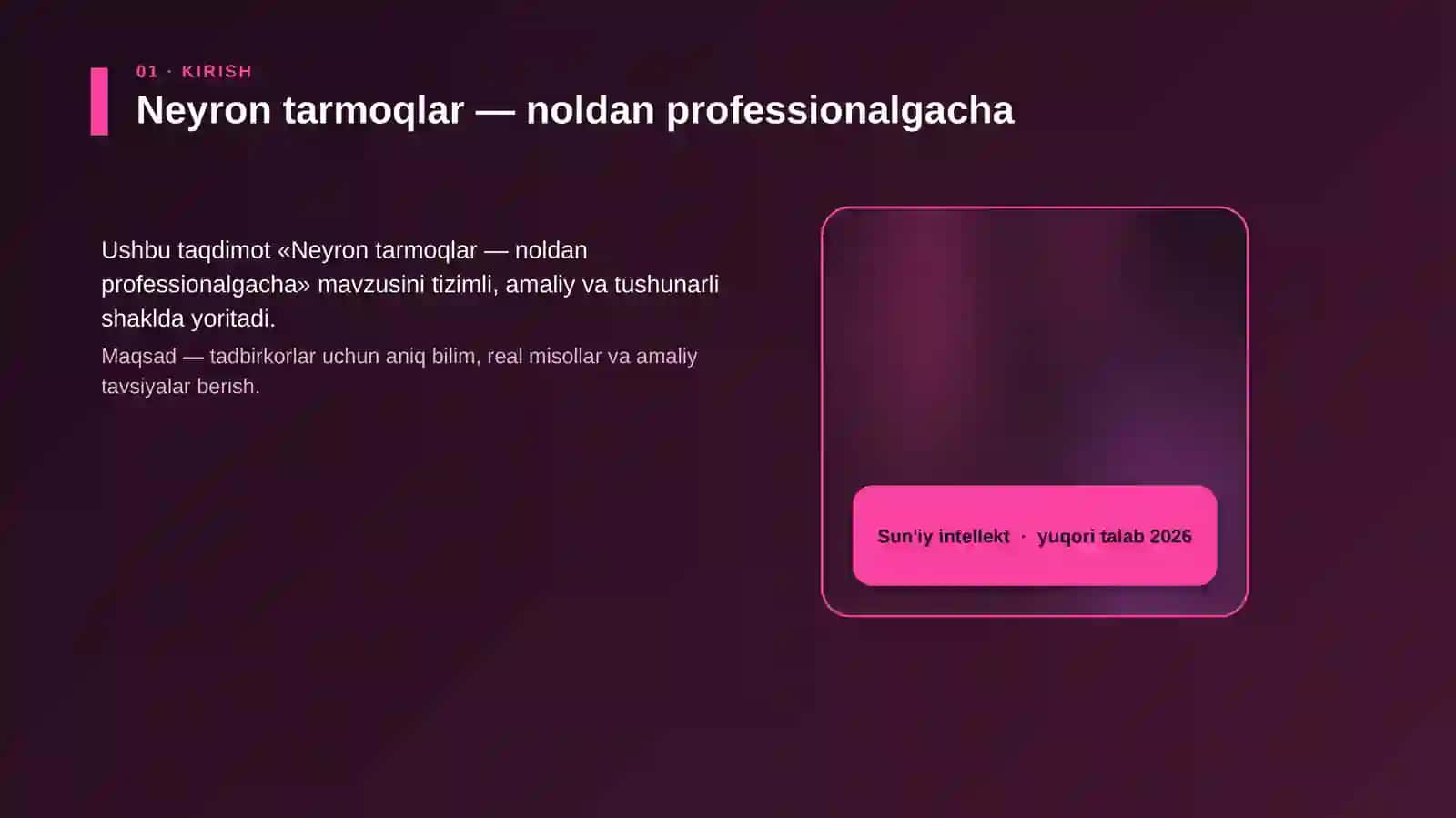 Neyron tarmoqlar — noldan professionalgacha 4