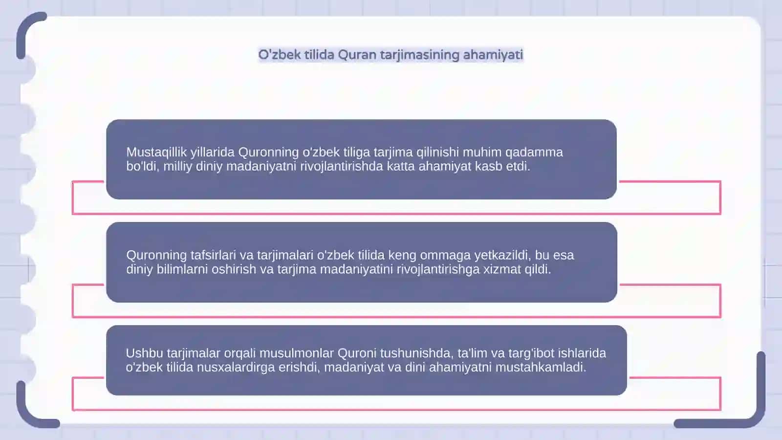 O'zbek tiliga Qur'on tarjimalari va tafsirlari 4