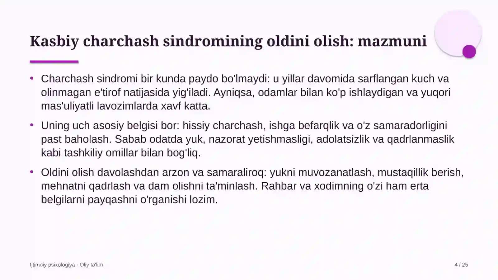 Dehqon bozorlarida kasbiy charchash sindromining oldini olish 4