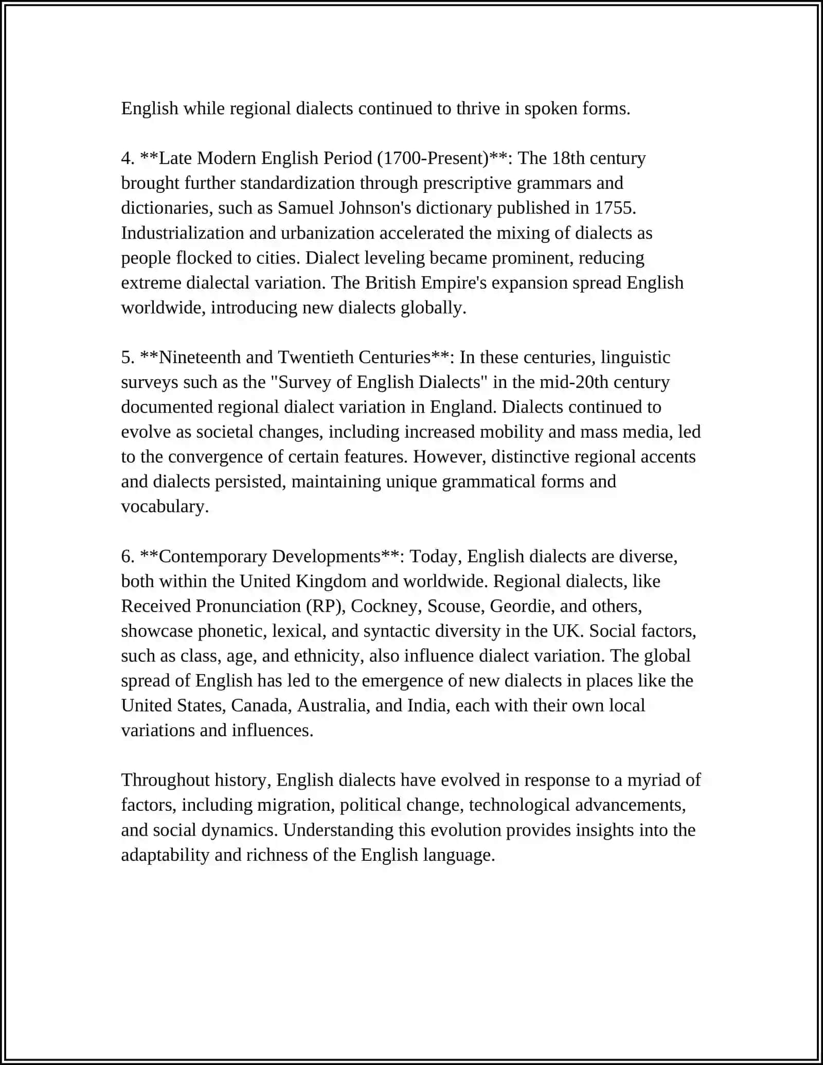 ENGLISH AND UZBEK DIALECTS 4
