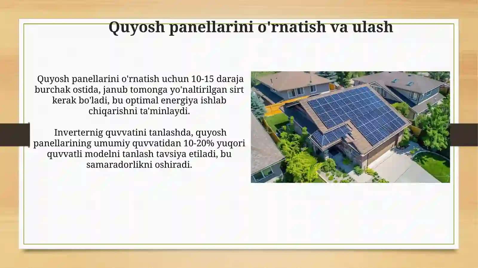 Quyosh Panellari 4