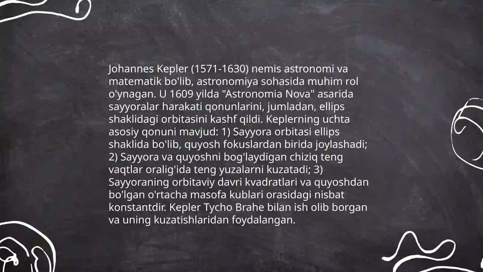 Kepler qonunlari 4