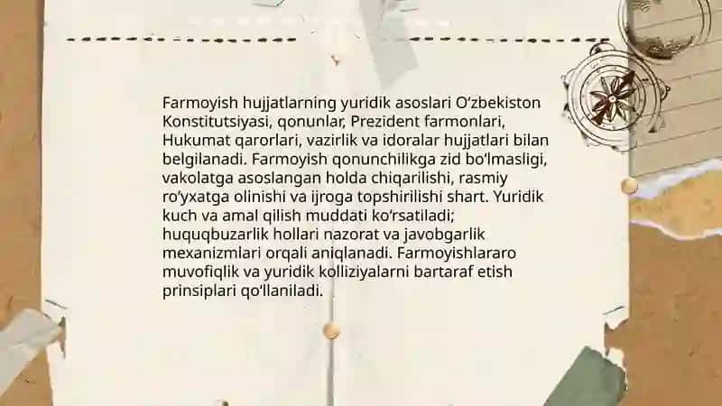 Farmoyish hujjatlari 4