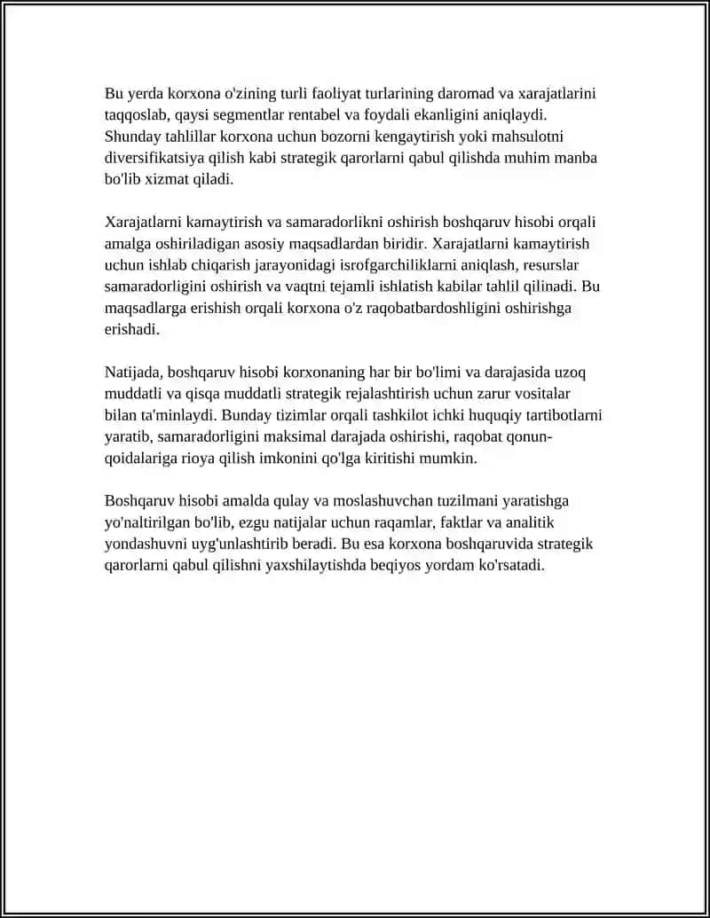 BOSHQARUV HISOBINI TASHKIL ETISH 4