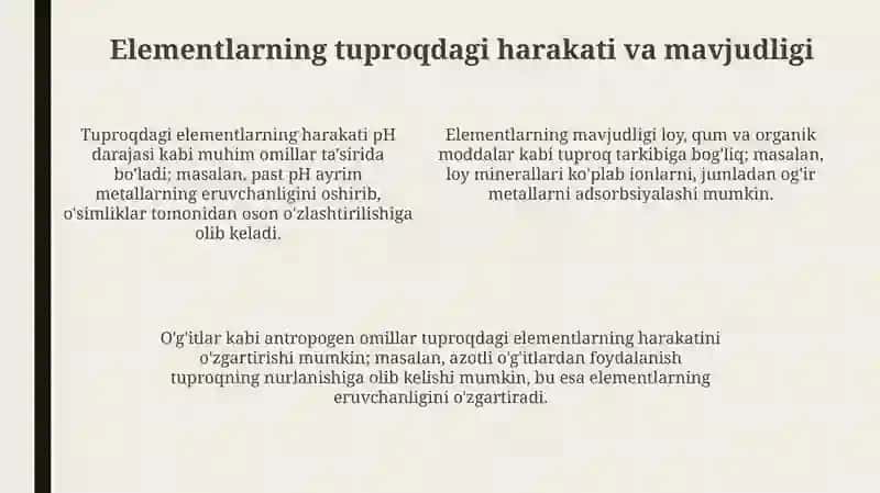 Elementlarkimyosiningekologikjihatlari 4