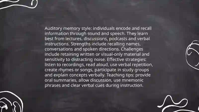 Visual memory style 4