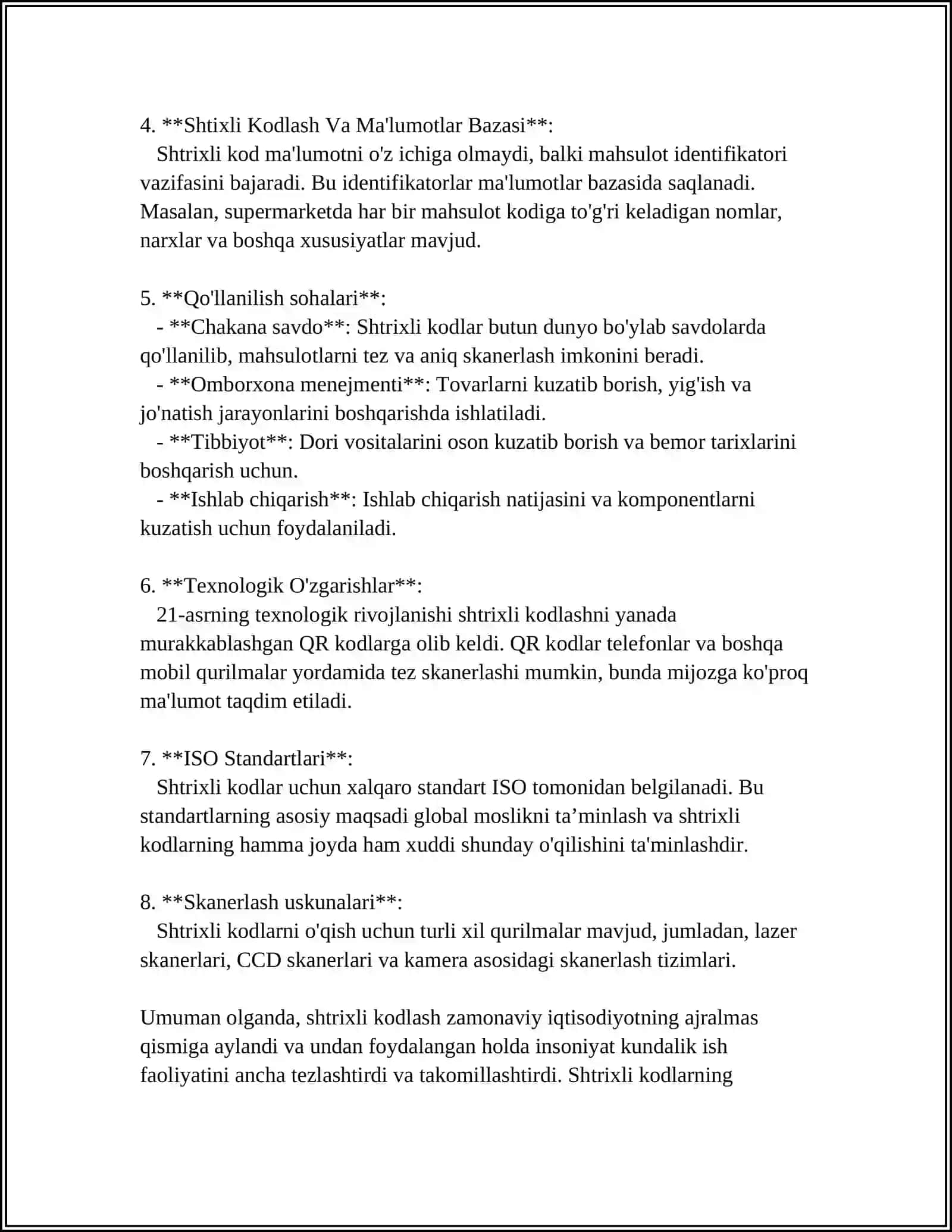 Shtixli kodlash 4