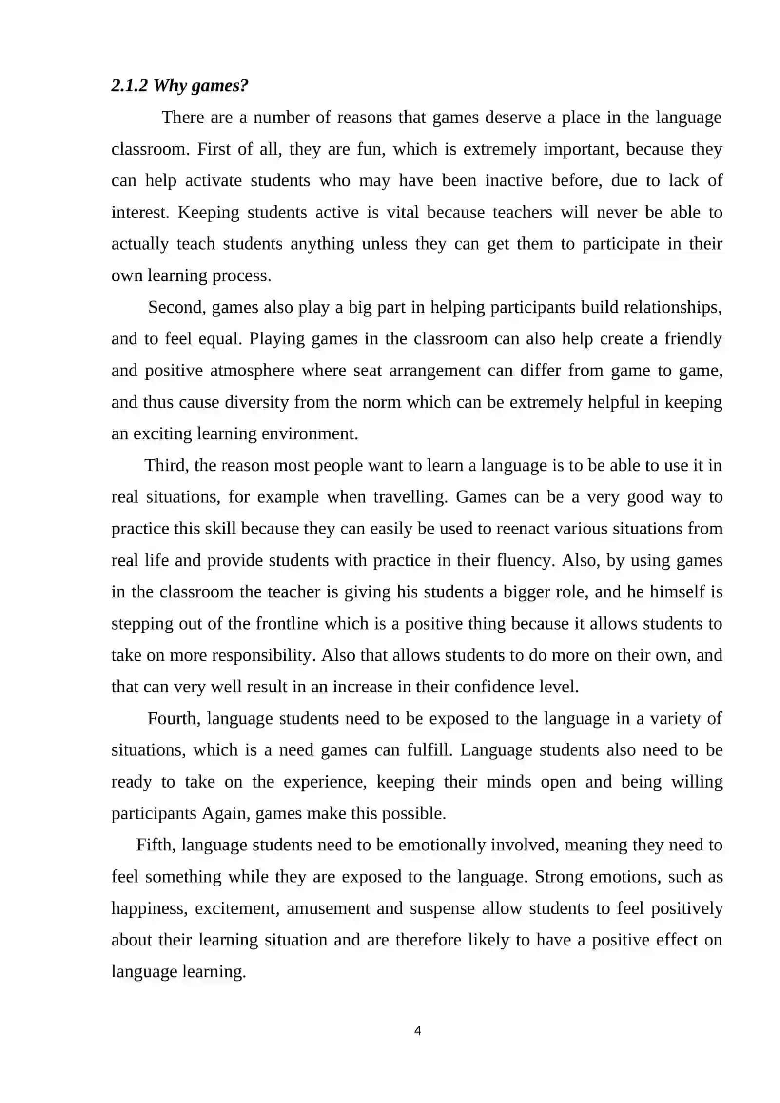 USING SIMULATION IN TEACHING ENGLISH FOR SPECIFIC PURPOSES 4