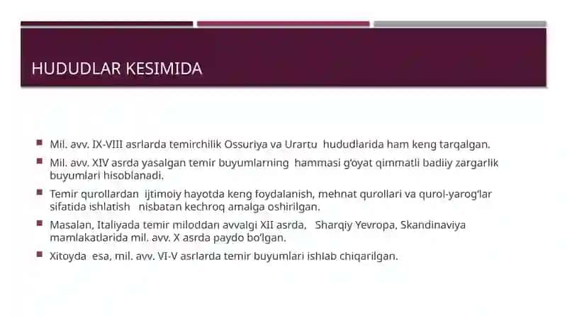 O‘rta Osiyoning ilk temir davri xususiyatlari 4