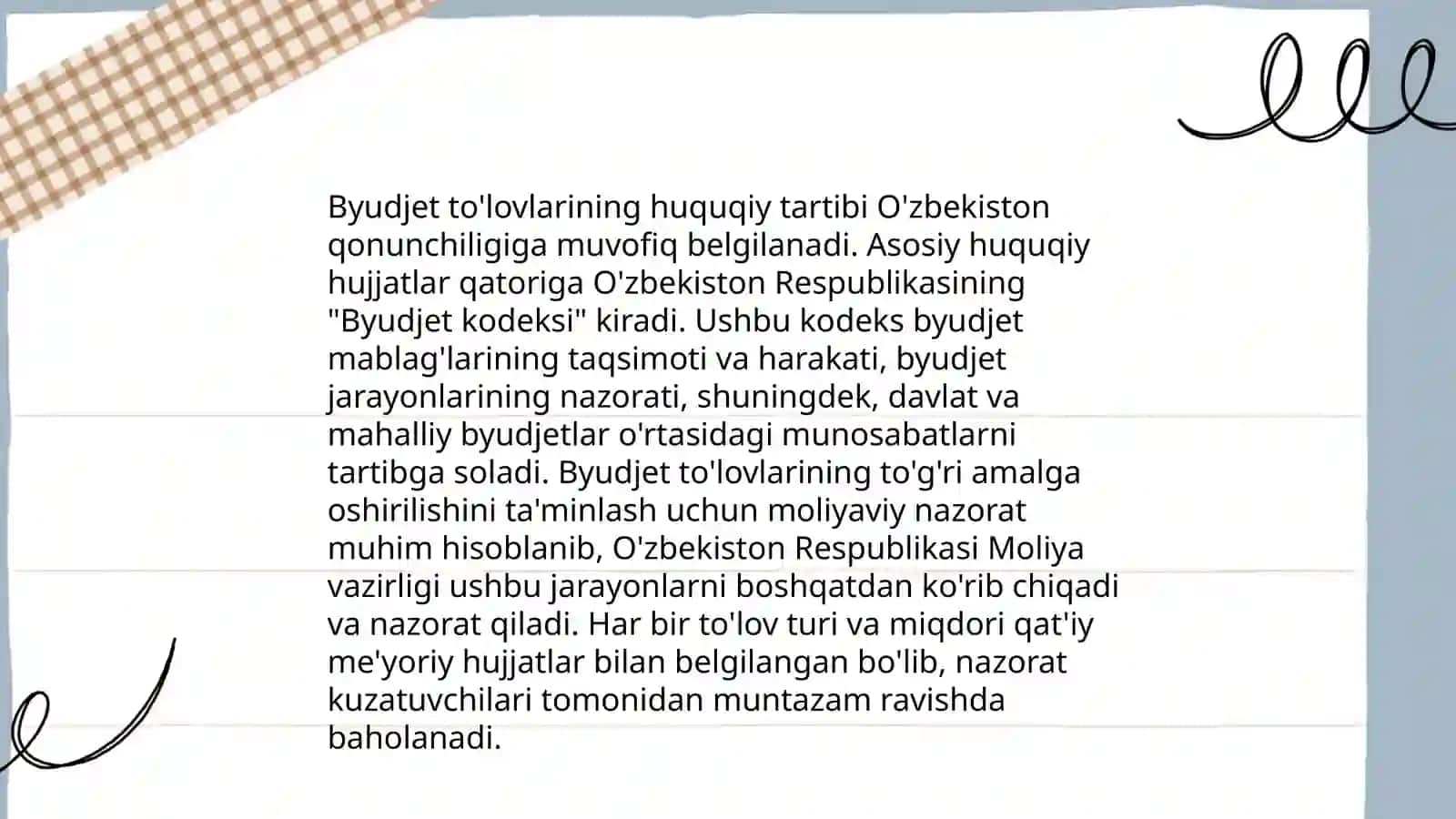 Banklarda byudjet va byudjetdan tashqari to’lovlar auditi 4
