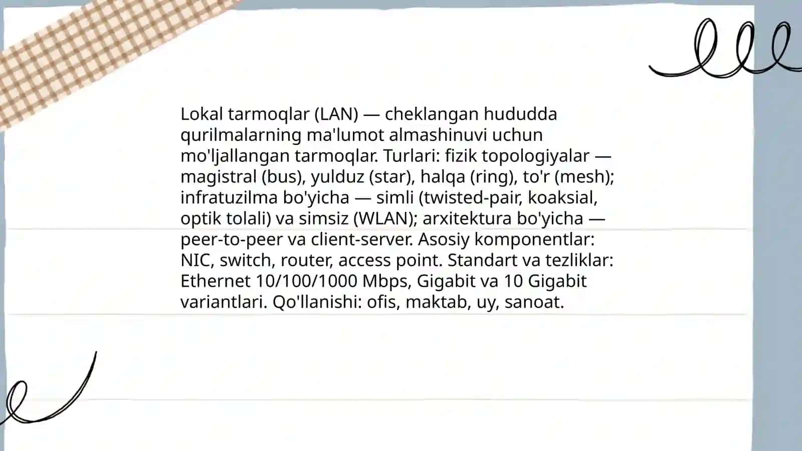 Kampyutir tarmoqlari va uning turlari 4