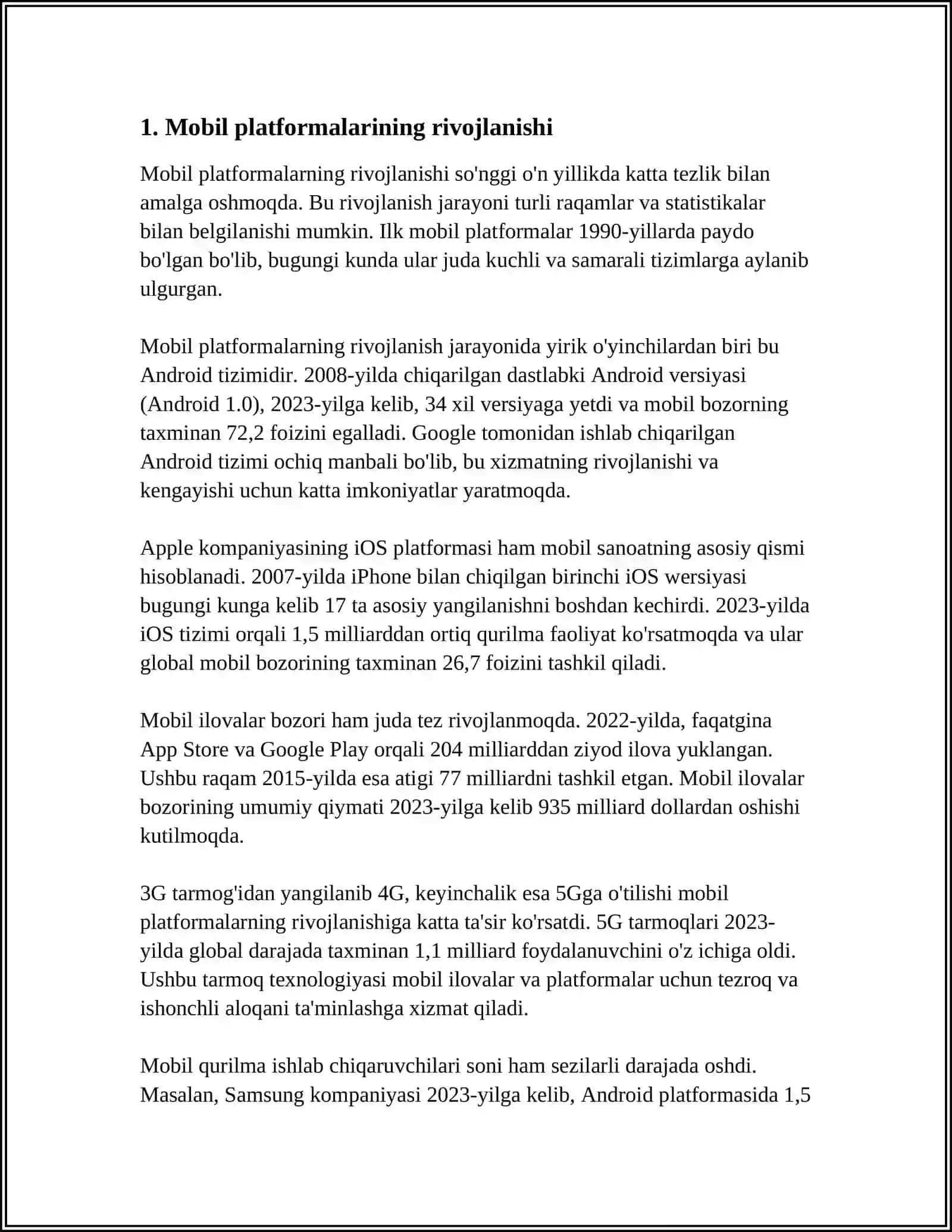 IQTISODIY AXBOROT TIZIMLARIDA MOBIL PLATFORMA TEXNOLOGIYASI 4