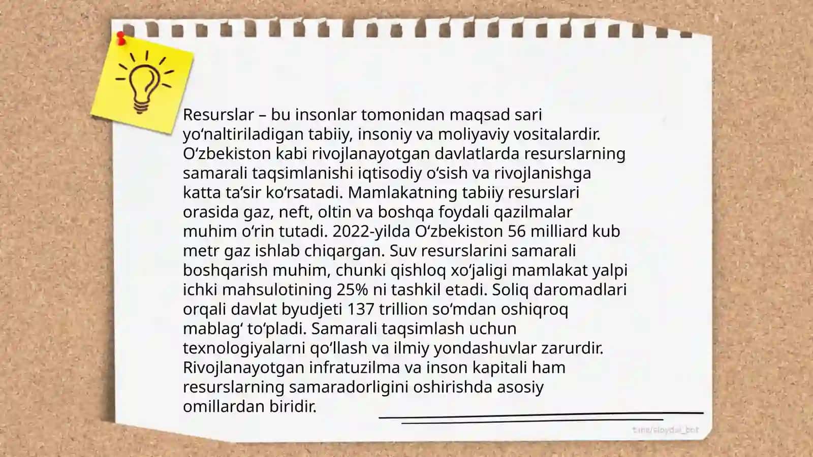 Ishlab chiqarish jarayoni va uning natijalari 4