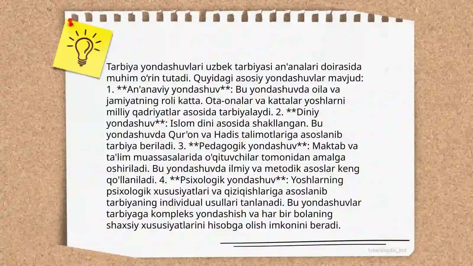 Tarbiya usullari va shakllari 4