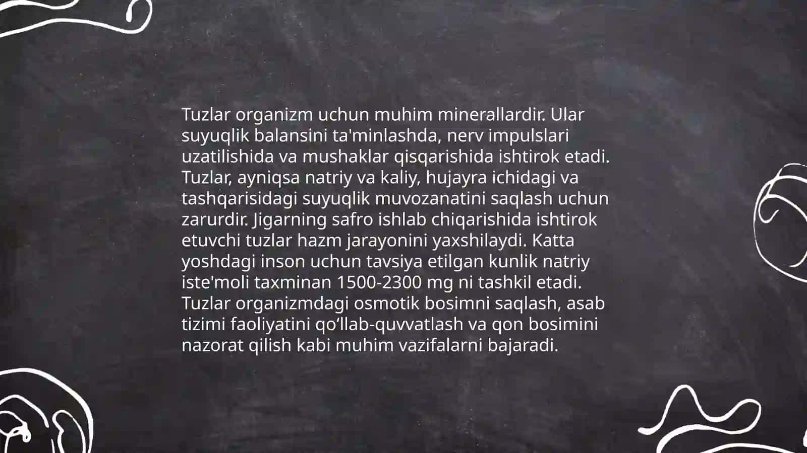 Tuzlar va ularning tarkibi 4
