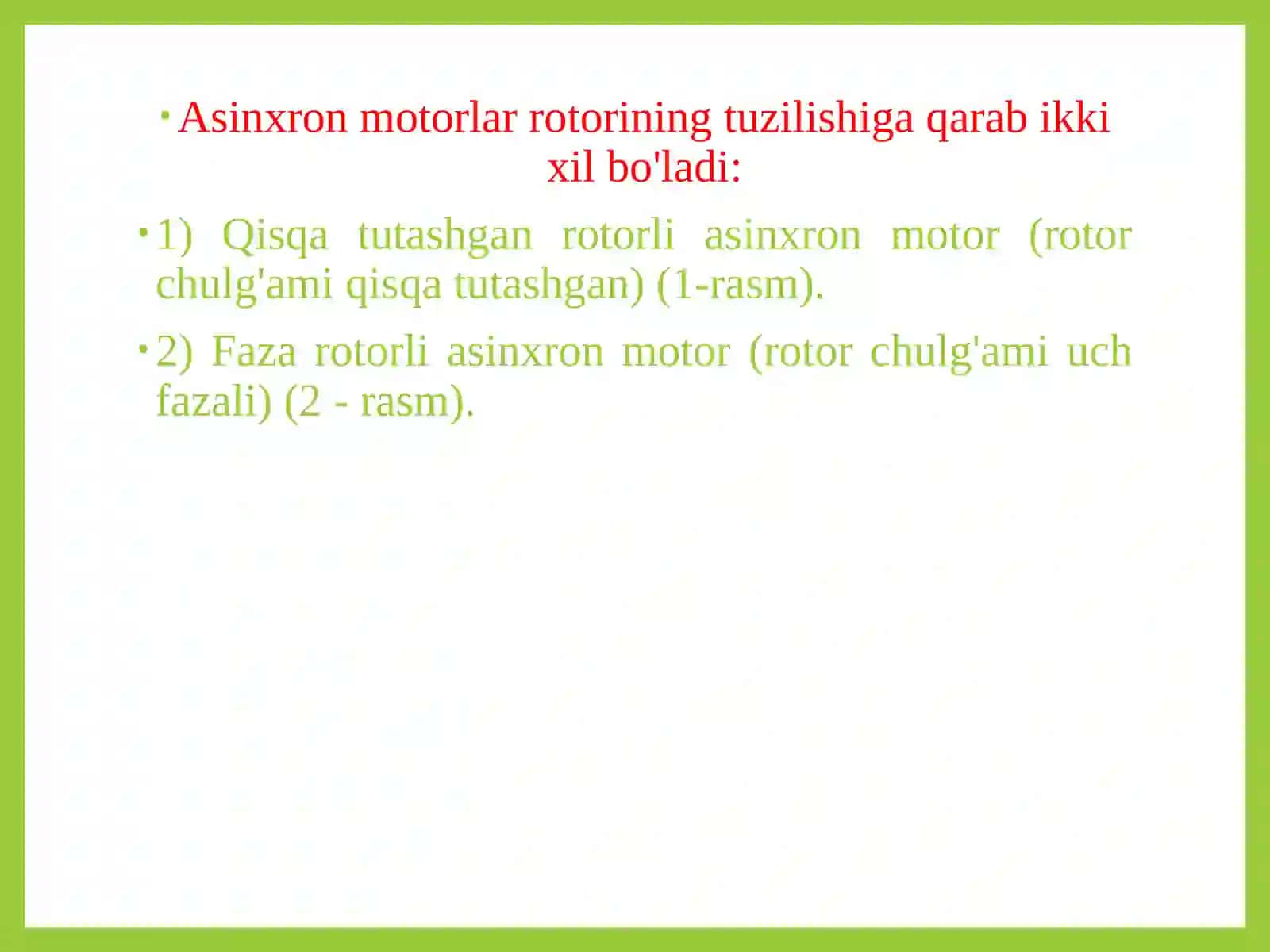 Asinxron mashinalar 4