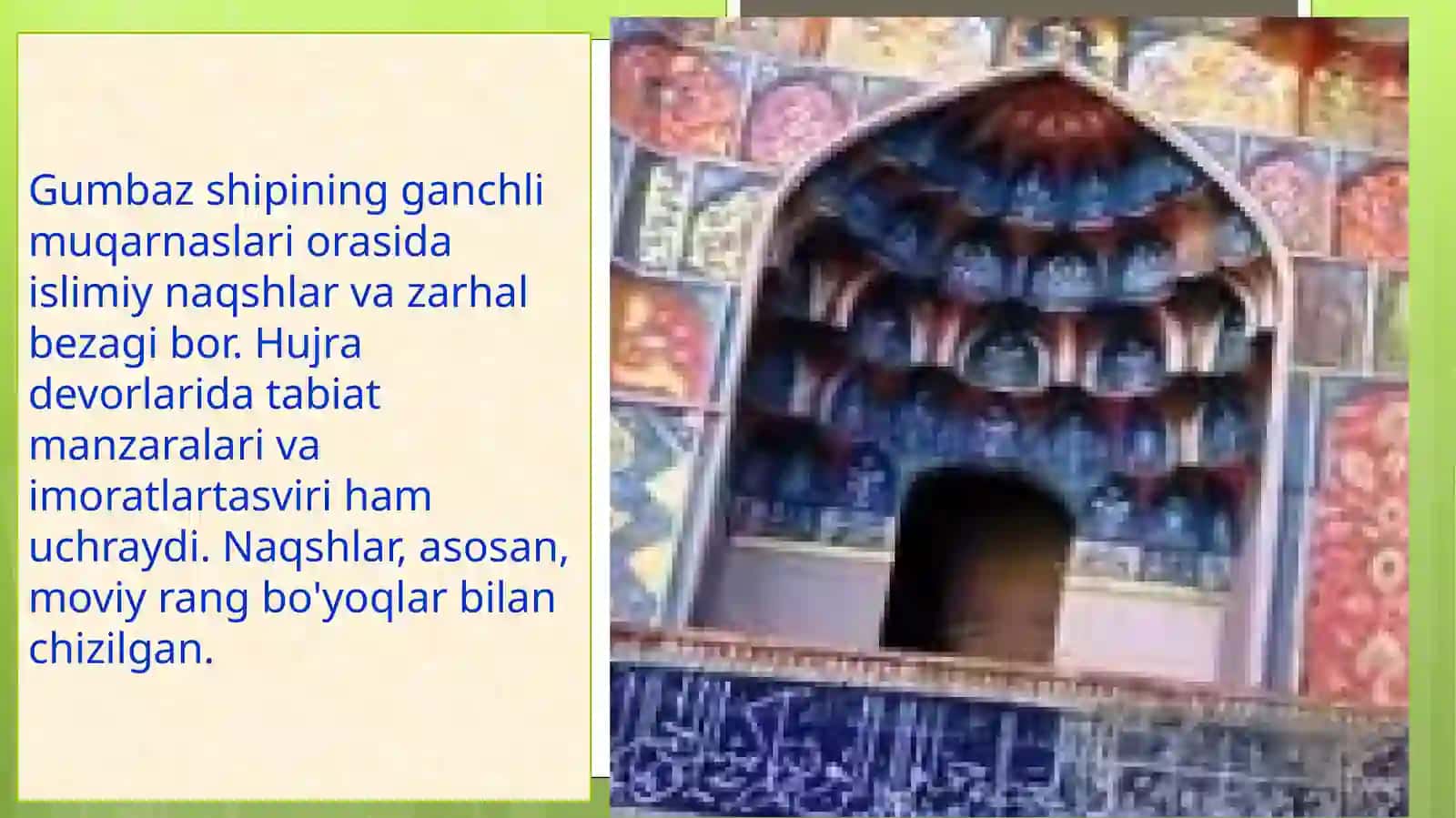 Abdulazizxon madrasasi. Taqdimoti 4