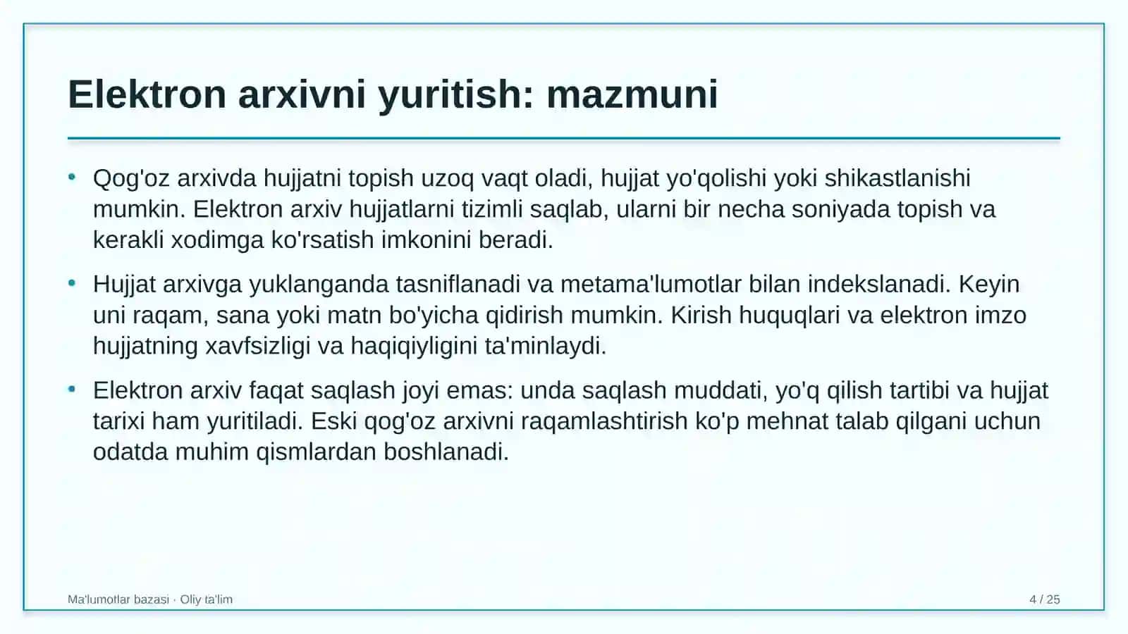 tashqi reklama sohasida elektron arxivni yuritish 8553 4