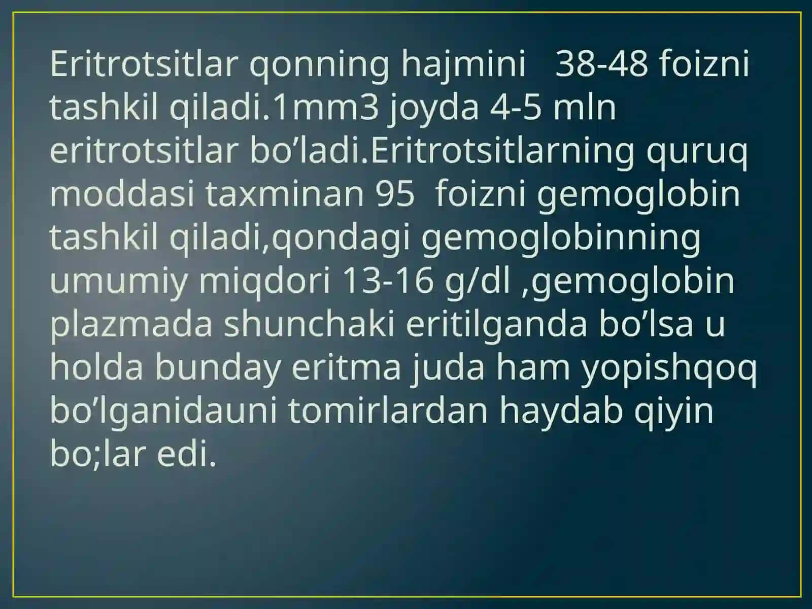 Gemoglobin sintez. Anemiya 4