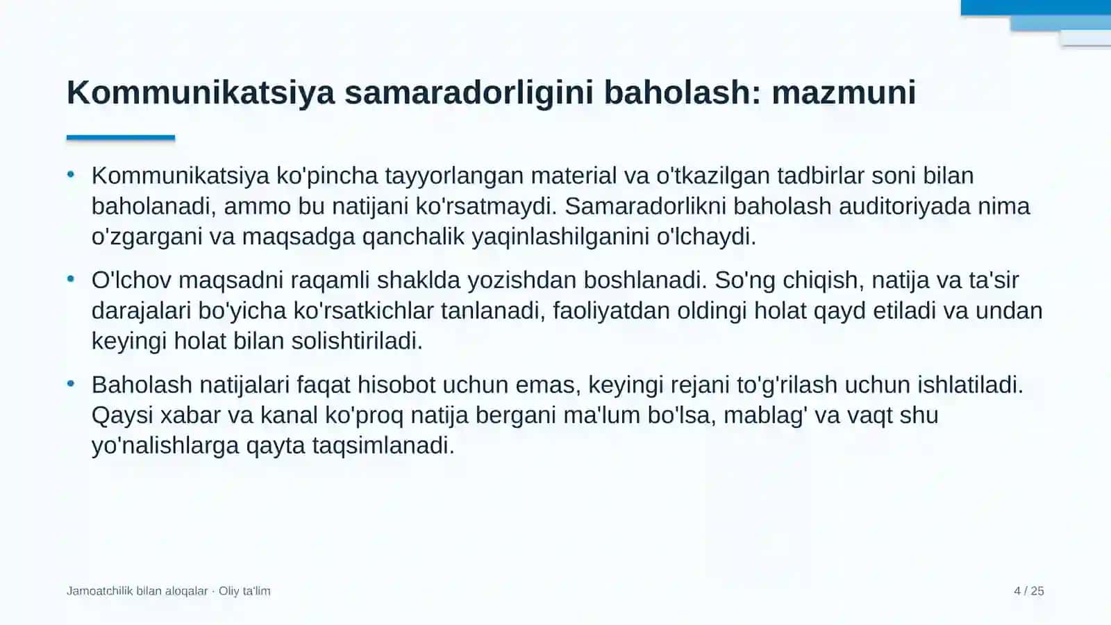 Dublyaj studiyalarida kommunikatsiya samaradorligini baholash 4