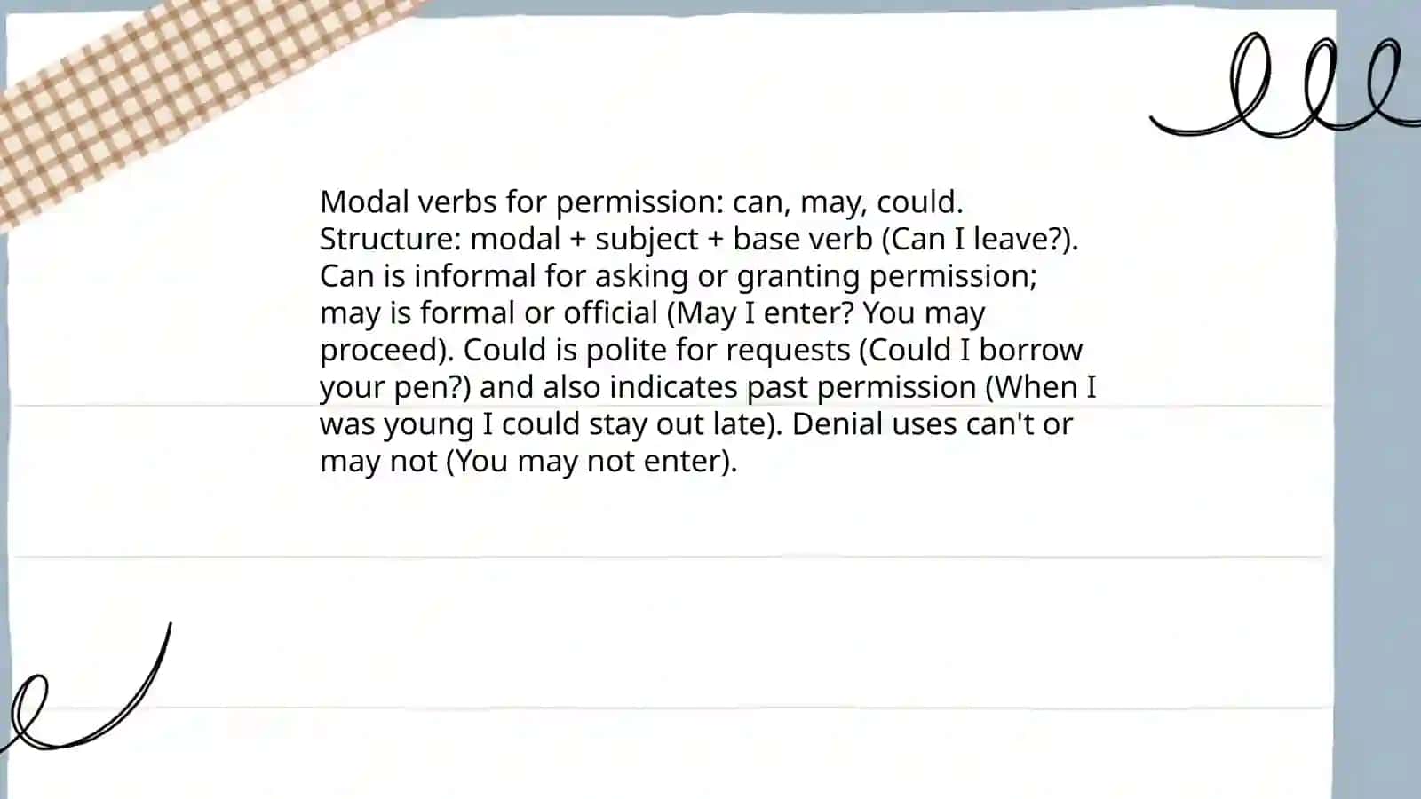 Permission: getting the go-ahead 4