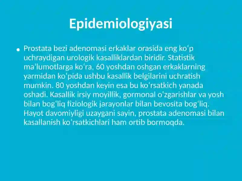 Prostata bezi adenomasi 4