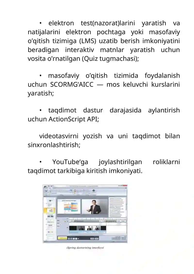 Ispring dasturi 4