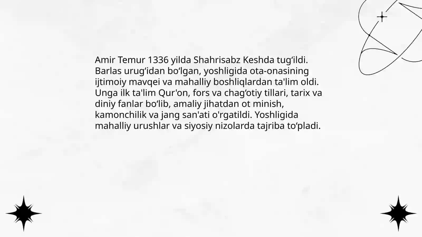 Amir temur hayoti 4