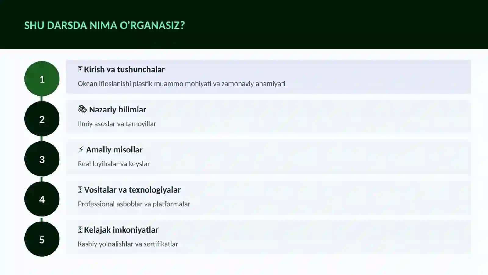 Okean ifloslanishi plastik muammo 4