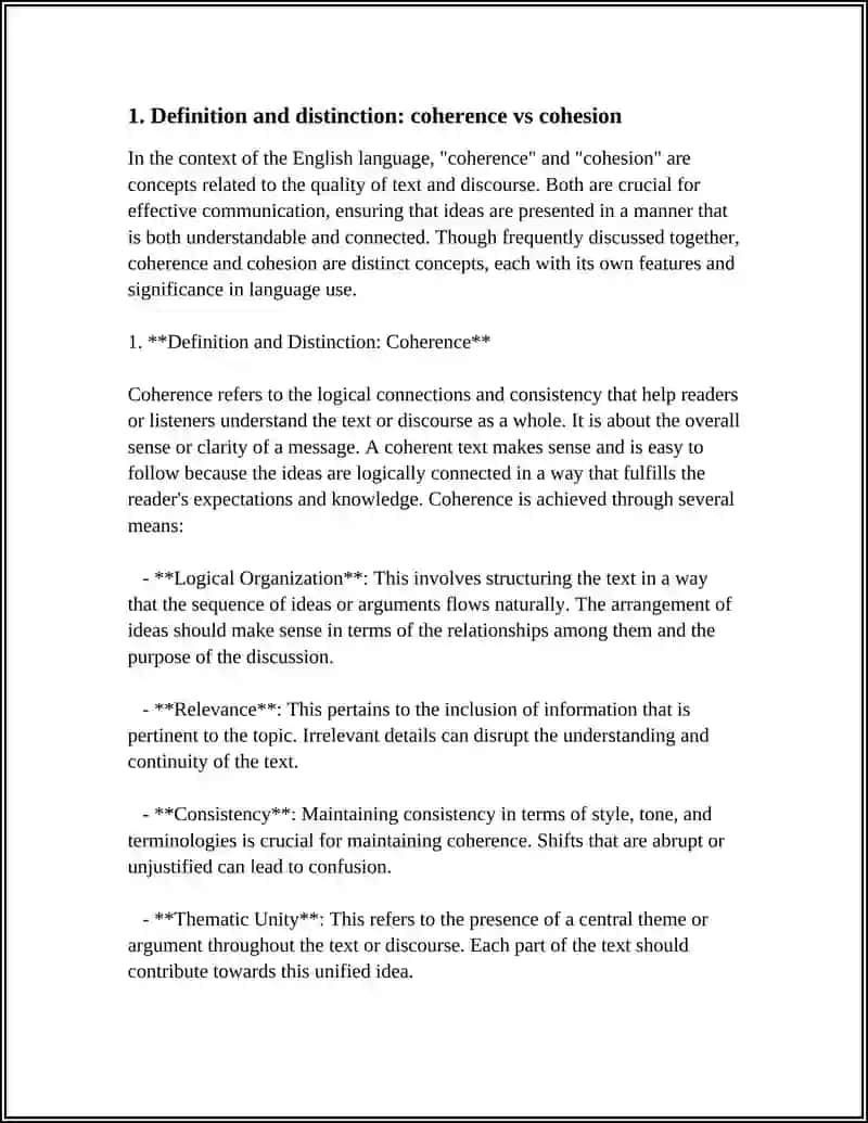 COHERENCE AND COHISION 4